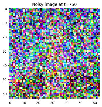 Noisy Campanile t=750